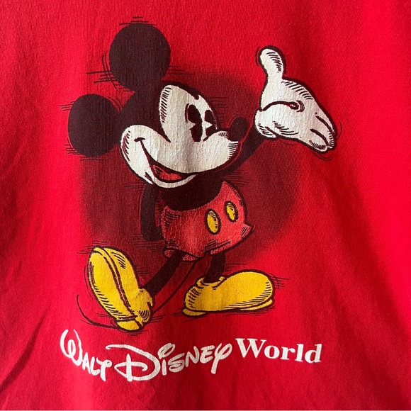 Vintage Walt Disney World Mickey Mouse Tee - Picture 4 of 7